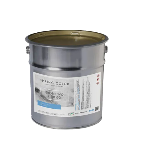 Waxy water repellent coating