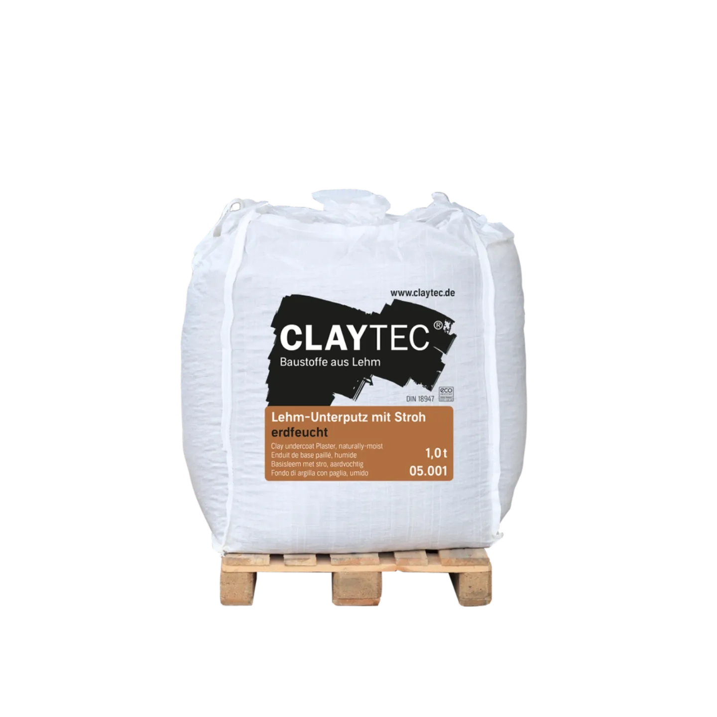 CLAY undercoat plaster with straw