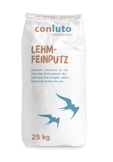 Clay smoothing plaster fine