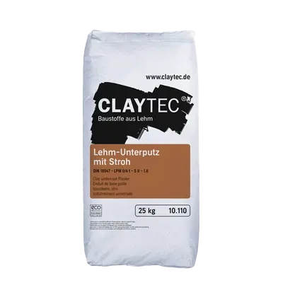 [HCT005] Clay undercoat plaster with straw